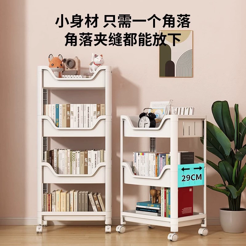 Bookshelf, multilayer storage system, cart, toy car