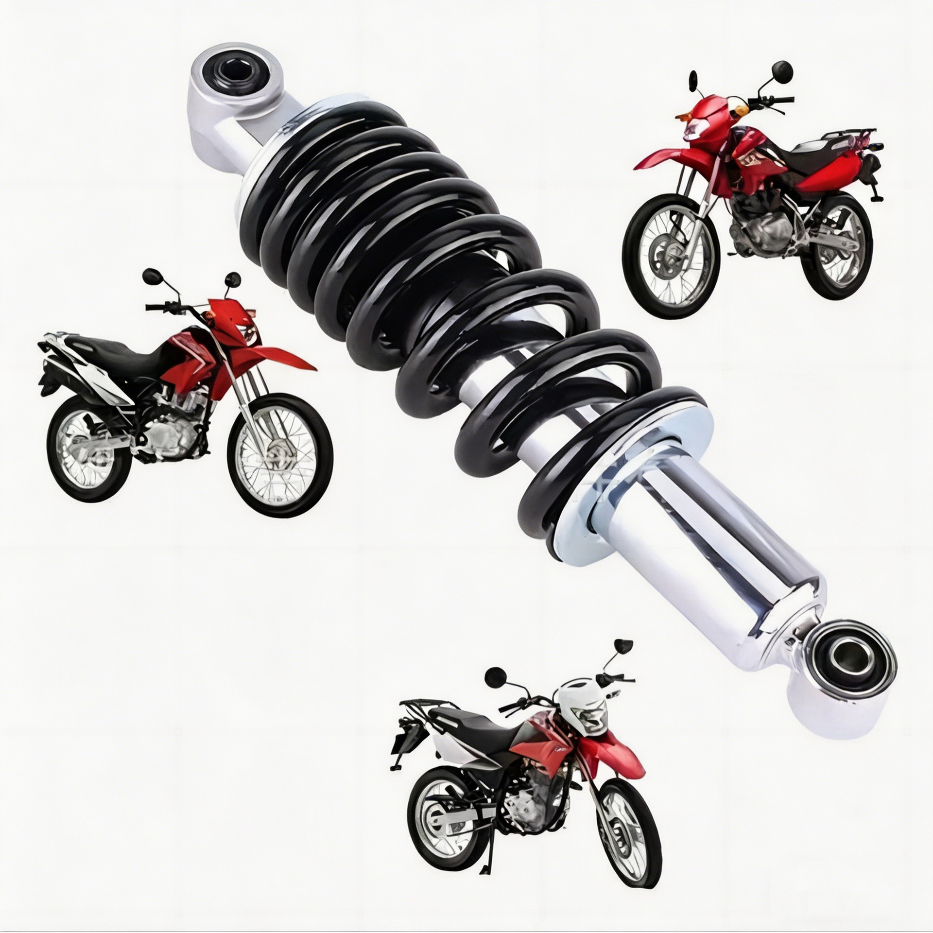Motorcycle Shock Absorbers Suitable for Models Nxr Bros150 2005-2026 Front Suspension Shock Absorber Kit