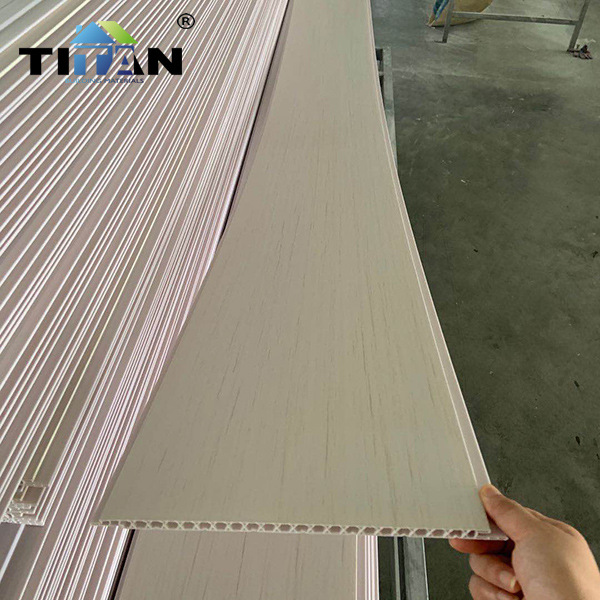 Peso 2.2kg/2.5kg Panel de pared 7mm * 25cm Placa plana de transferencia de grano de madera Revestimiento de PVC