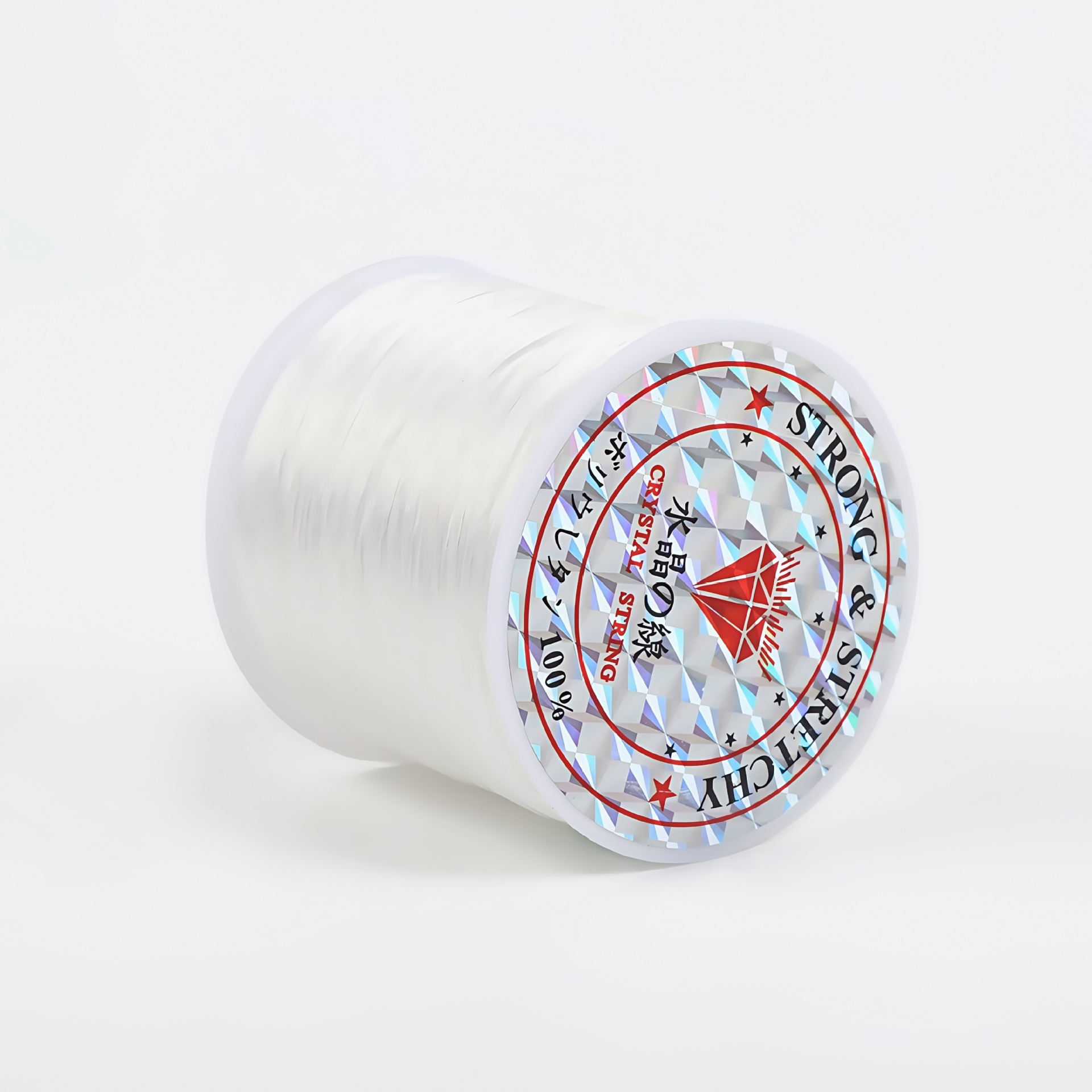 Flat elastic thread [white]