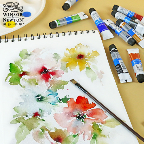 Winsor & Newton watercolor paint set wall painting hand-painted textile single 10ml watercolor paint painter series 24 colors