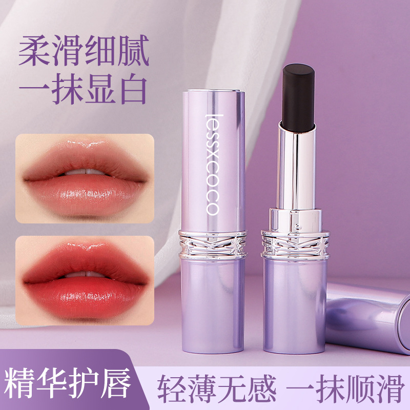 LESSXCOCO黑玫瑰魔法不沾杯口红水光润泽显白滋润保湿不沾杯口红