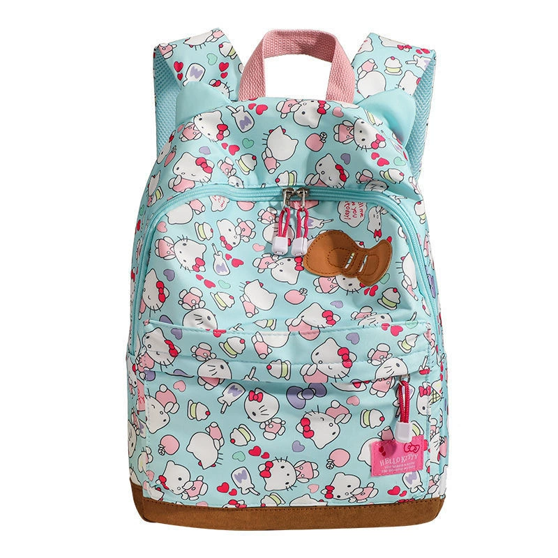 Japanese cute capacious backpack with bow, school bag