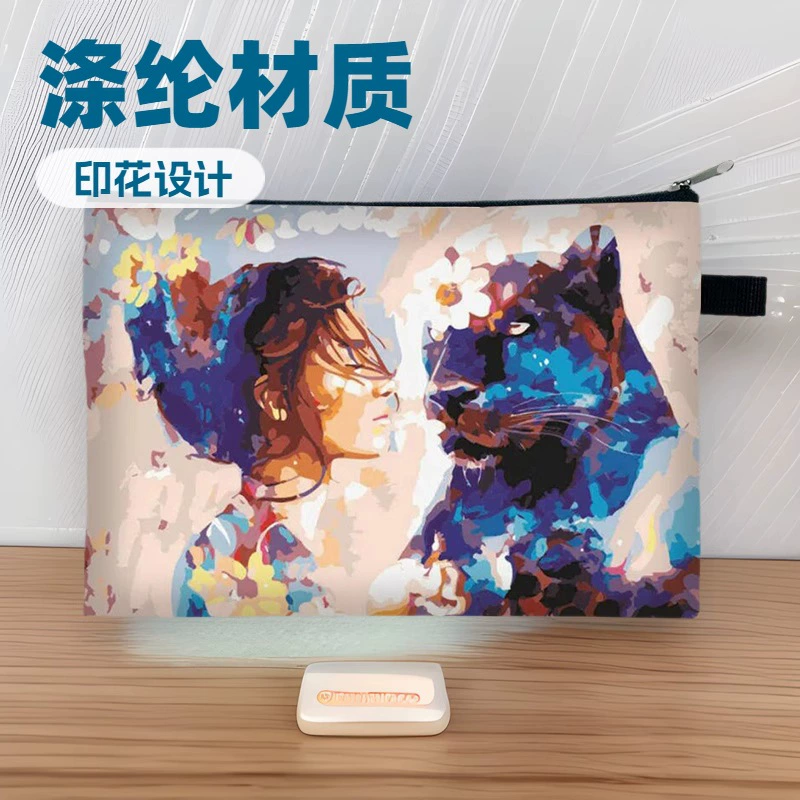 Новый европейский и американский стиль, детский большой кошелек для монет с принтом, многоцелевая портативная сумка с мультяшным принтом, трансграничная оптовая продажа, хит продаж