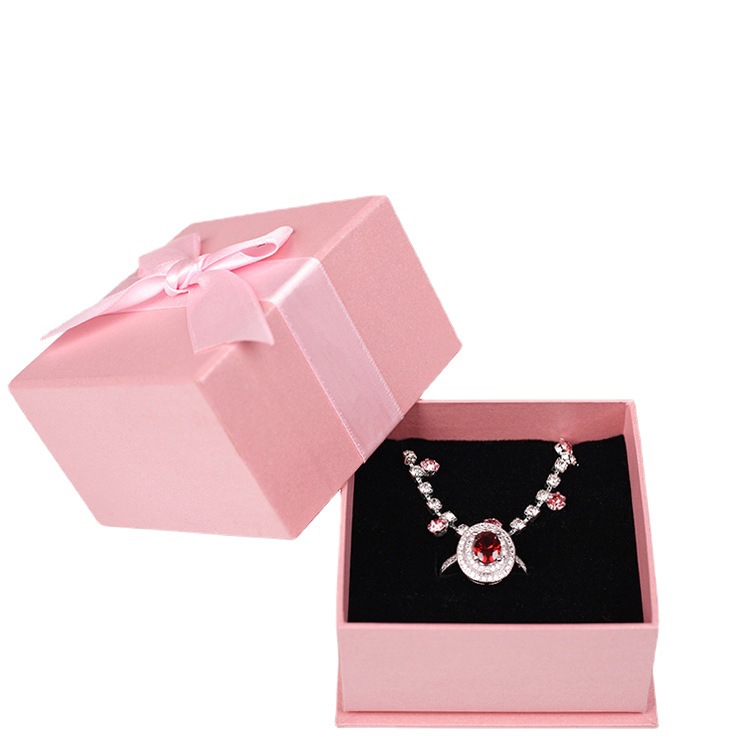 现货批发珠光纸天地盖戒指耳环吊坠首饰盒天地盖饰品包装盒纸盒厂