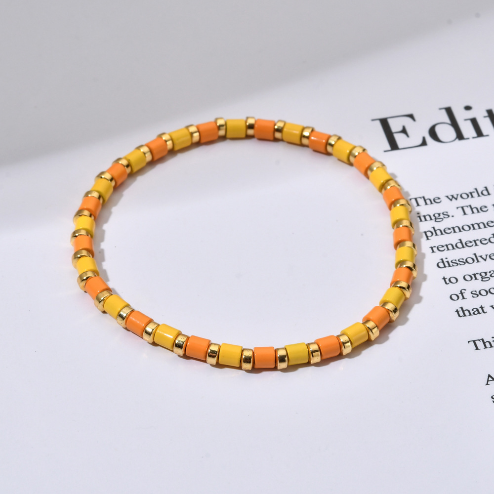 Casual Color Block Alloy Women's Bracelets display picture 3