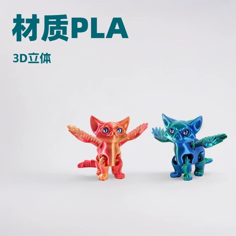 Ручка, минифигурка, модель животного, игрушка 3D, кот