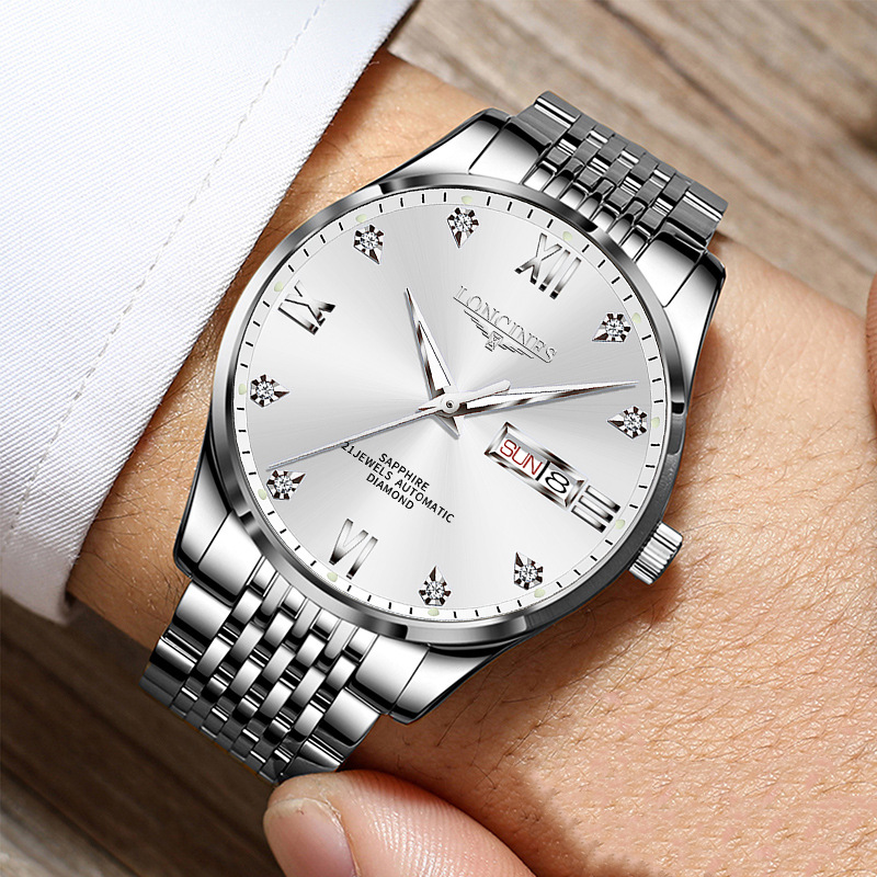 Wave ­ Swiss Genuine Men's Waterproof Couple's Watch, Fully Automatic Mechanical Watch, Master Series Fashion Wristwatch.