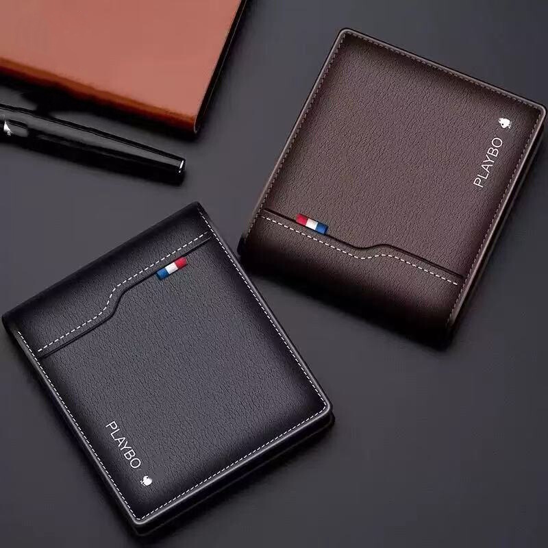 Cross-Border Foreign Trade Men's Wallet, Short Wallet, Clutch, Student Wallet, Horizontal Style, Multi-Functional Card Slots Cross-Border Foreign Trade Men's Wallet, Short Wallet, Clutch, Student Wallet, Horizontal Style, Multi-Functional Card Slots