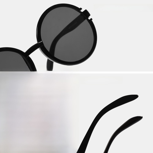 European and American style retro oversized round frame sunglasses for women, slimming large faces, same style as popular cross-border sunglasses, fashionable street photography, UV protection