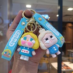 クロスボーダー泣いている赤ちゃんキーホルダーペンダントかわいい漫画人形人形車のキーチェーンファッションギフトバッグペンダント