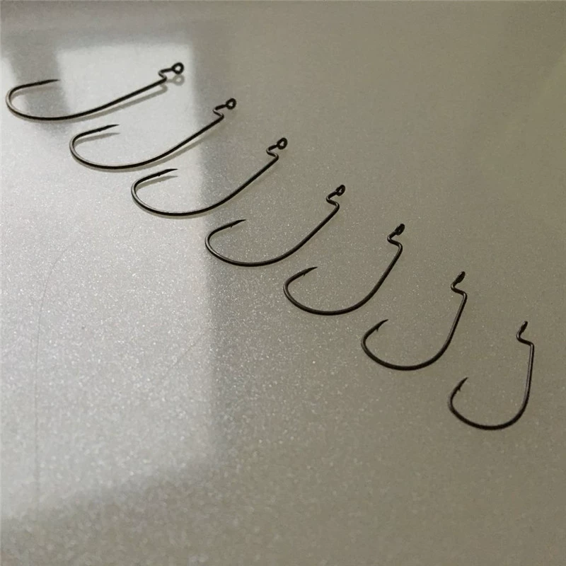 Bkk 9005 Lingwu Luya Mandarin Bass Crank Hook Luya Mandarin Fish with Soft Bait Hook