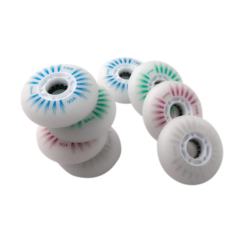 Skateboard Flash Wheel Roller Skates Glowing Wheels Universal Accessories Glow-in-the-Dark Wheels Flat Braking Wear-resistant 90A