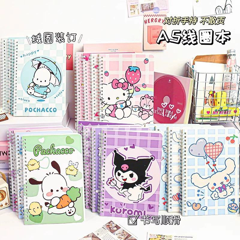 Sanrio, книга, милый ноутбук высокого качества для учеников начальной школы, увеличенная толщина, лист для удаления