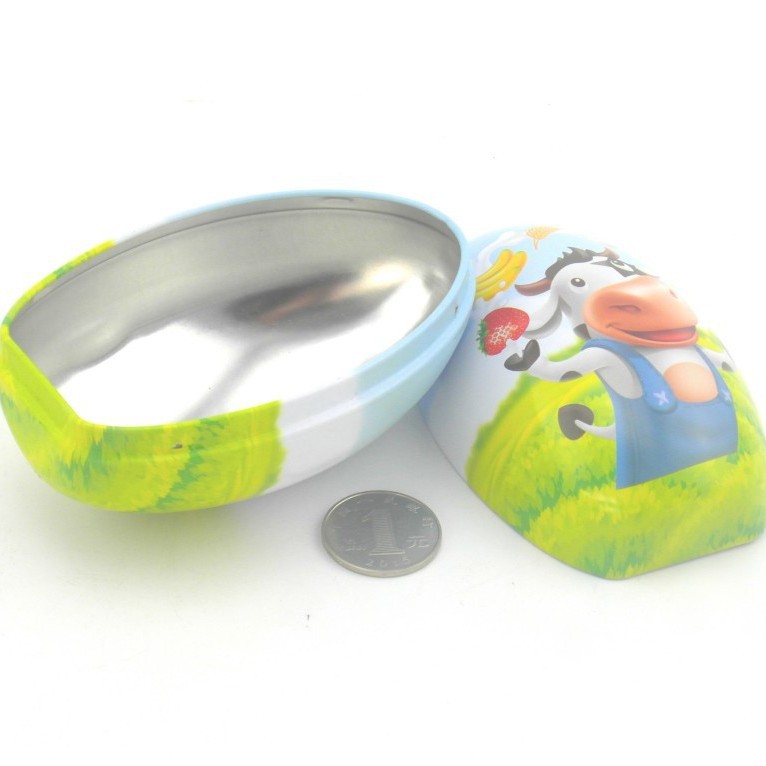 彩蛋包装铁盒  厂家供应糖果礼品包装盒  鹅蛋铁罐包装