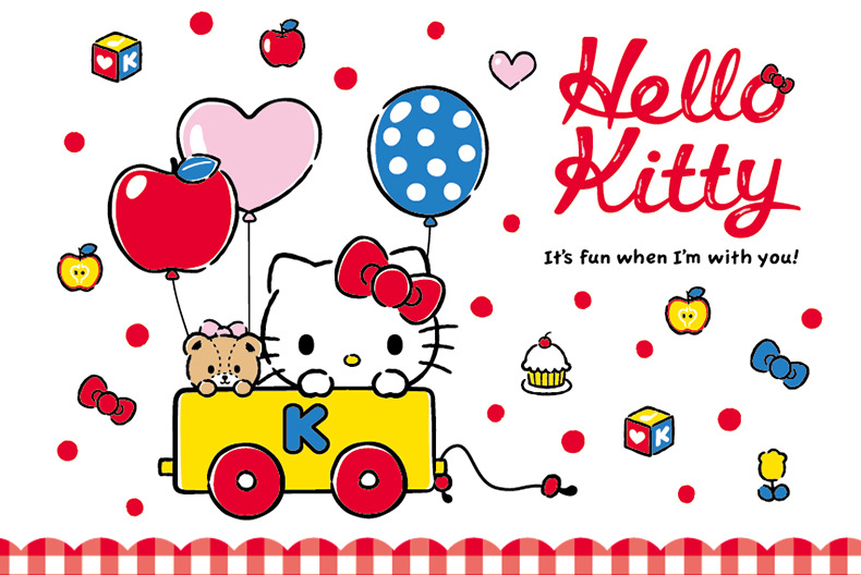 Hellokitty Car Pillow Cute Cartoon Car Headrest Neck Pillow Popular Leather Pillow Bone Pillow for Women