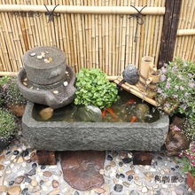 ��ʯ��ʽ�쾰ʯĥ�~��ͥԺ��ˮ�[��ѭ�hˮ���@�b��̨�~����̫��