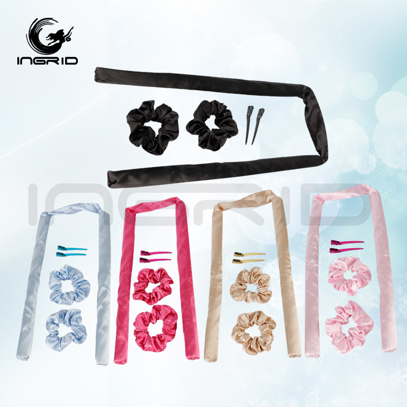 Ingrid nuevo rizador de pelo perezoso Eva espuma esponja rizador sueño pelo rizado diadema sin calor rizador