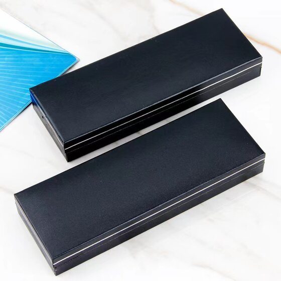 Flip advertising gift pencil case in stock factory wholesale business sign pen gift box pen pencil case