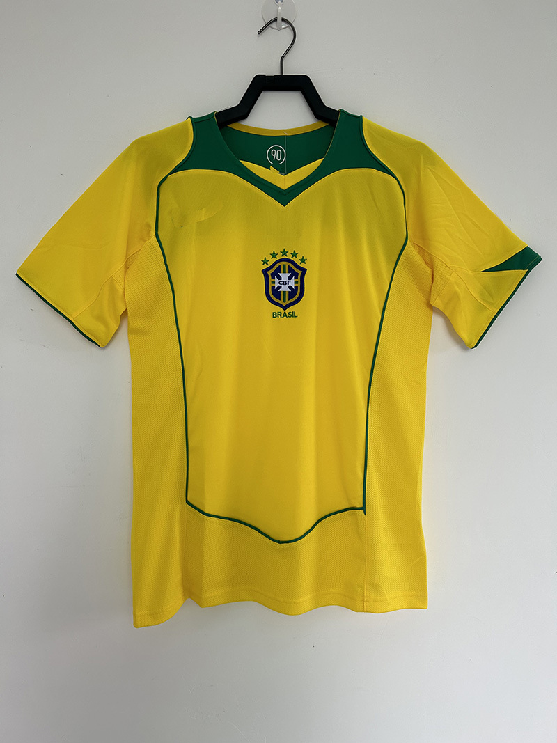 Camiseta retro clásica de la selección de la Copa del Mundo Argentina Brasil Francia Holanda Inglaterra Beckham manga corta