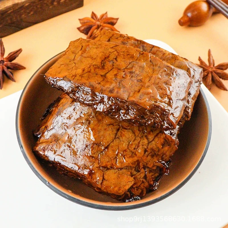 Салянпуйо Braised beef, растительный стейк, тушёное острого сушёное тофу, измельчённое растительное мясо, соевые белковые продукты