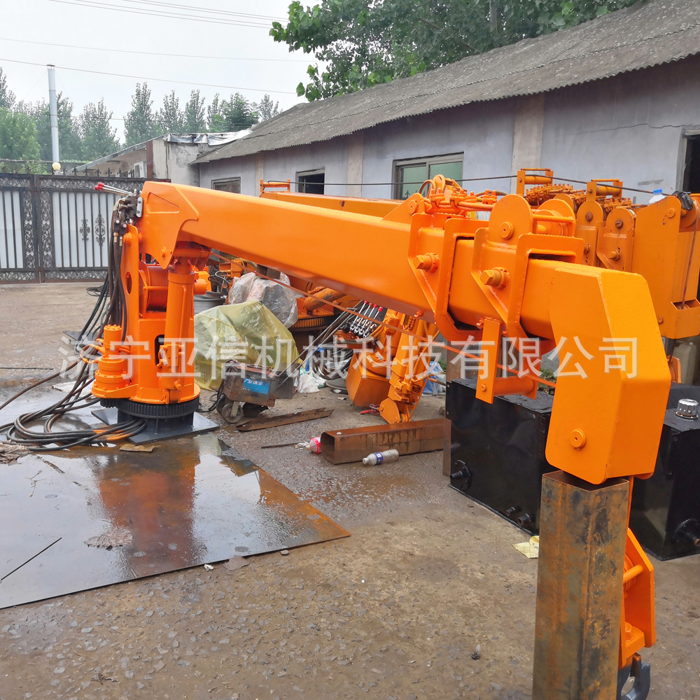 船用起重机3吨渔船养殖小吊机8吨码头港口吊小型船用吊车