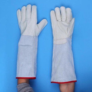 Dw-Na-06 Cowhide Anti Liquid Nitrogen Gloves -50 ℃ To -150 ℃ Cold and Anti-Freeze Labor Protection Gloves