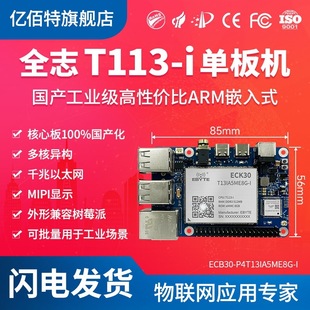 Quanzhi T113-i Single Board Computer Fully Localized Linux Core Board Dual-Core ARM Embedded Compatible with Raspberry Pi