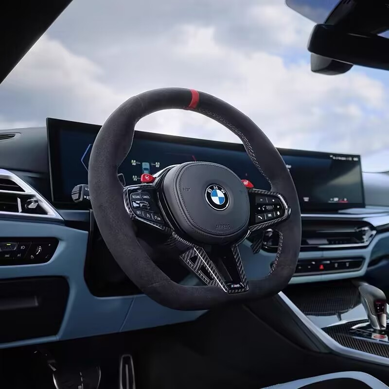 Carbon Fiber Steering Wheel for BMW 24 CS M2 M3 M4 M5 X3M X4M X5M X6M