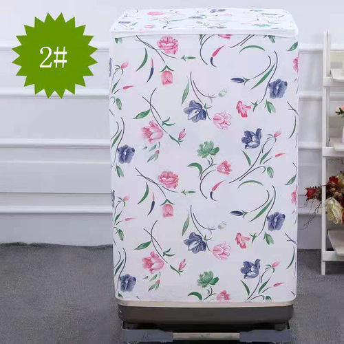 Washing machine cover waterproof, sunproof and dustproof household fully automatic pulsator drum washing machine cover washing machine cover home appliance cover