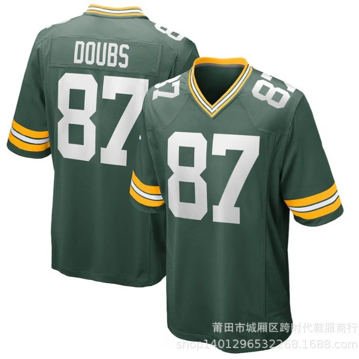 NFL美式橄榄球包装工队女装男装童装Green Bay Packers刺绣球衣