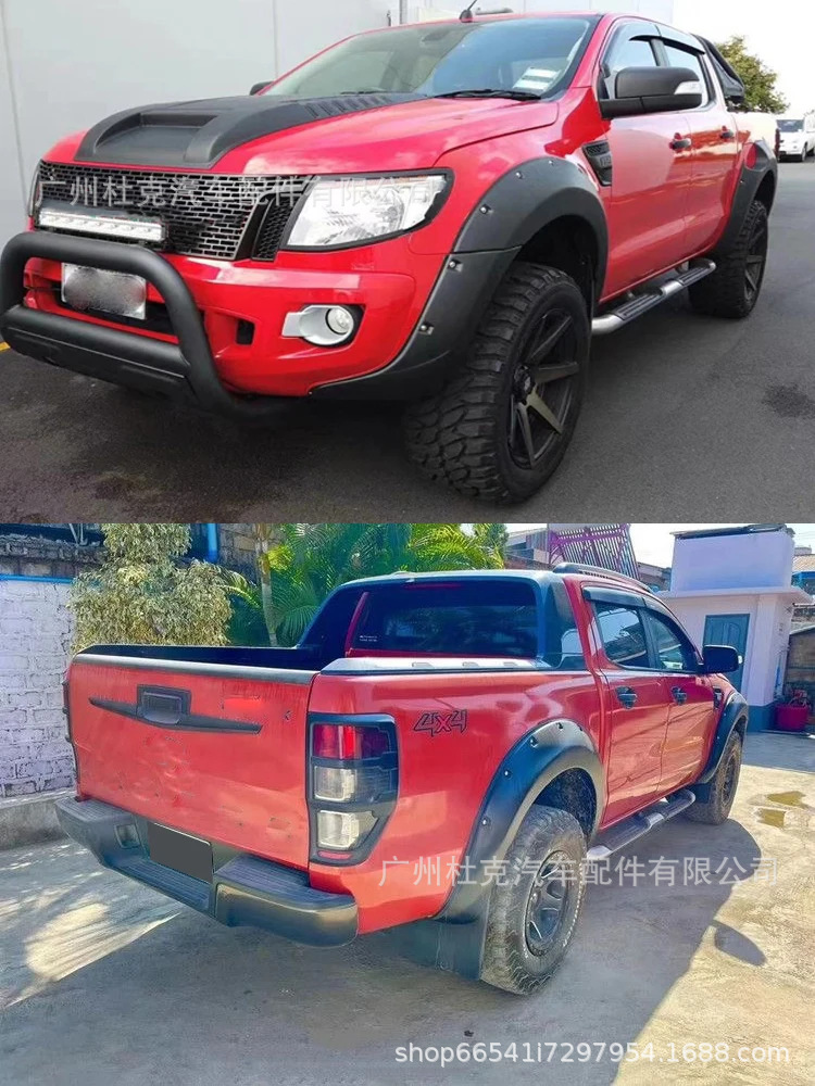 Suitable for Ford RANGER T6 2012-2014, widened wheel arches with screws, pickup truck off-road modification