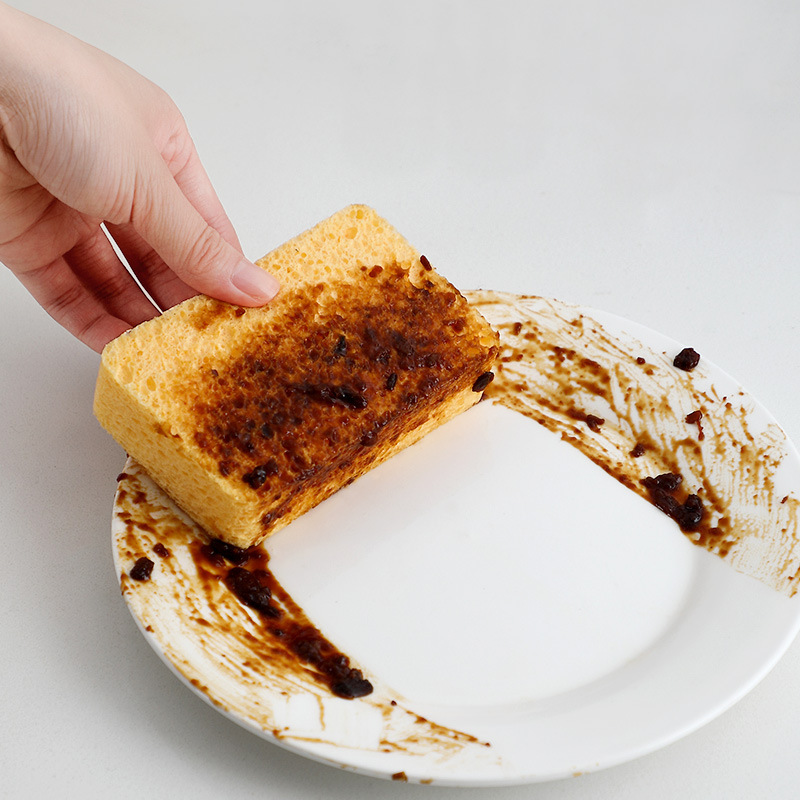 家庭用の食器洗いスポンジは天然の剣麻の木質綿を拭いて清潔にします。|undefined