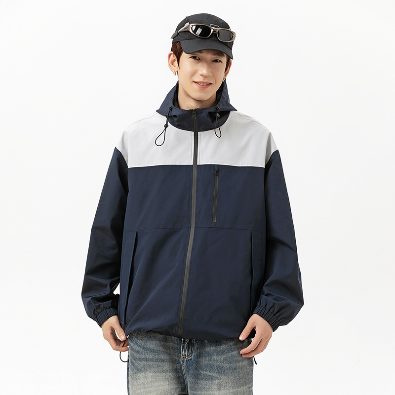 Windproof Charge Jacket Men's Spring and Autumn 2024 New American Style Fashion Brand Functional Outdoor Waterproof Tooling New Style Handsome Jacket