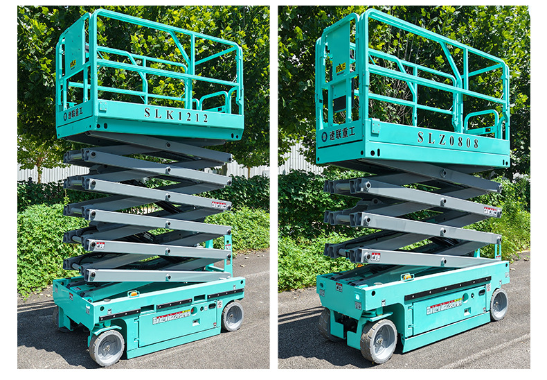 Self-propelled lift platform manufacturer supplies large and small scissor electric lifts for high-altitude maintenance