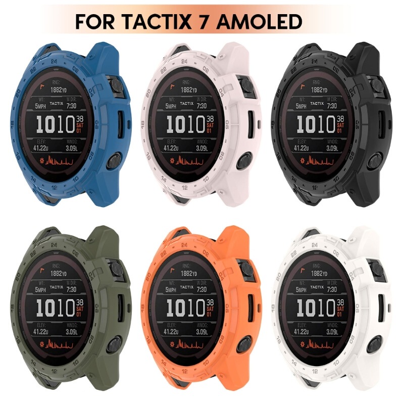 For Jiaming Garmin Enduro2 Protective Case Thai Iron Tactix7 Case Hollow Tpu Scale Case