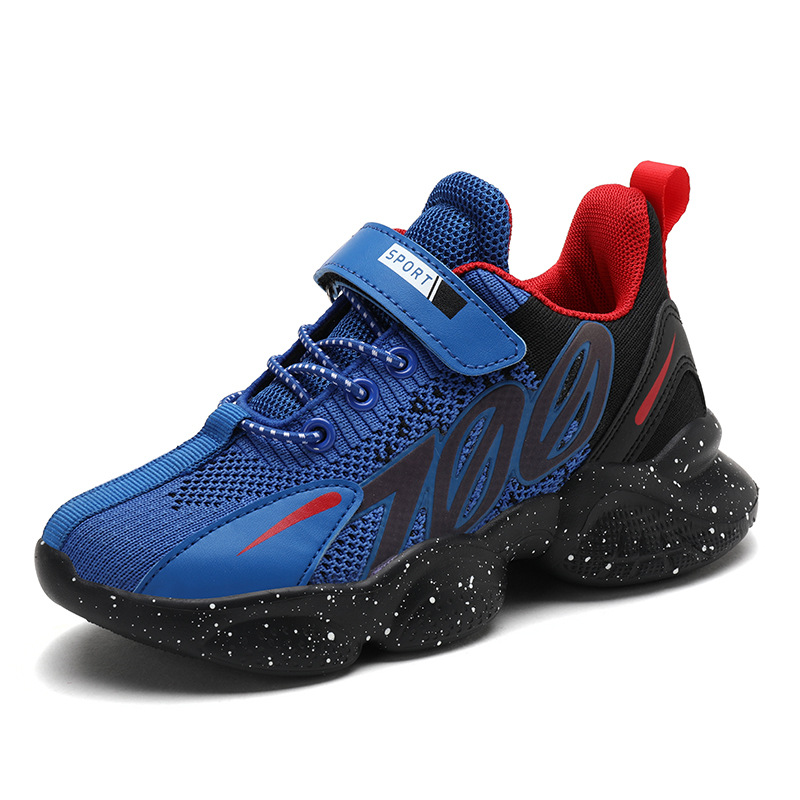 2025 zapatos de niños zapatos de malla zapatos de niños niños de mediana edad estudiantes de primaria niños zapatos de correr ligeros transpirables primavera y otoño