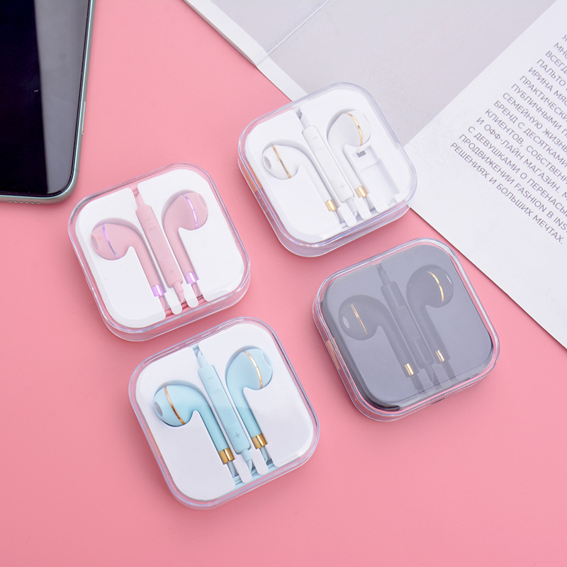 力拓A07入耳式3.5mm重低音耳塞安卓智能线控通话带麦耳机批发