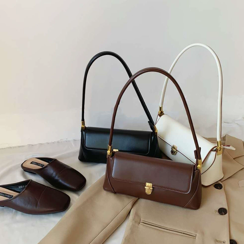 Underarm Shoulder Bag, Spacious Fashionable Women's Clutch, Structured Design, Multiple Colors