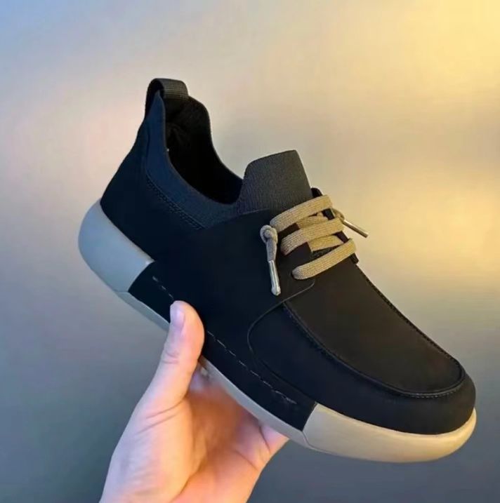 Zapatos de hombre de primavera transpirables, zapatos casuales de un pie, zapatos de correr de suela suave, zapatos de moda perezosos