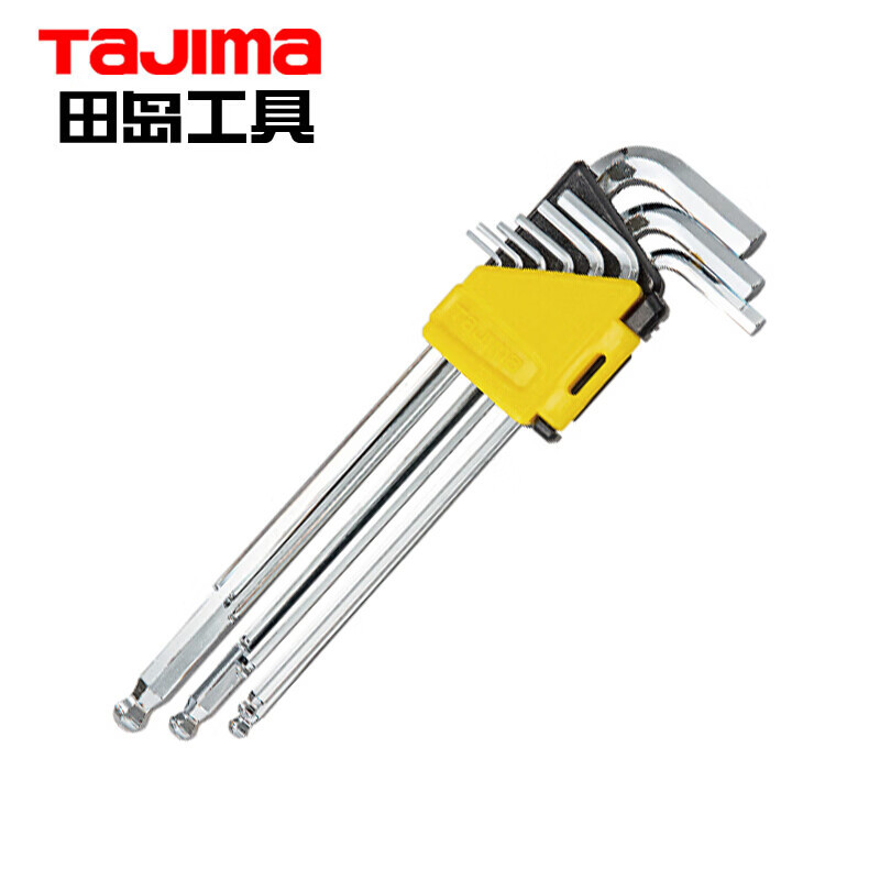 TAJIMA TAJIMA 1304 - 0671 9 conjuntos de llave hexagonal de bolas largas