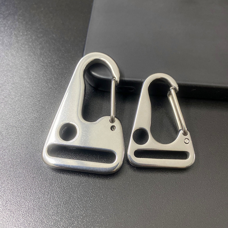 304 stainless steel eagle mouth buckle stainless steel ribbon hanging buckle metal luggage spring hook outdoor tactical knife buckle 304 stainless steel eagle mouth buckle stainless steel ribbon hanging buckle metal luggage spring hook outdoor tactical knife buckle