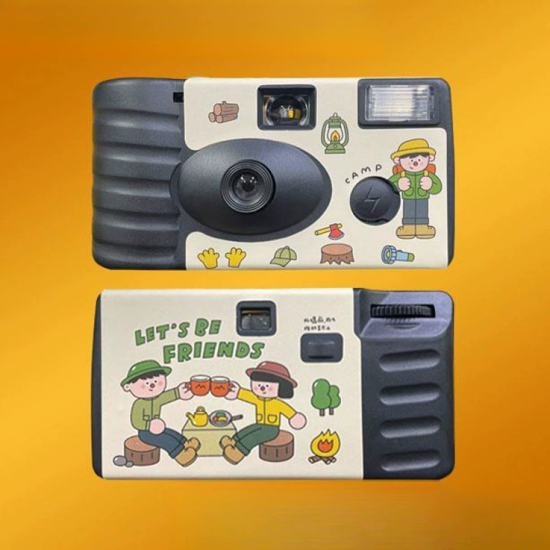 Polaroid, retro bidet, disposable children's camera