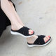 H1109-A6 Europe and the United States new 2025 sports MD casual women's sandals solid color comfortable plus size flat sandals wholesale