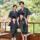 Ethnic style parent-child bath clothes suit Cotton Sweat steaming clothes ethnic style boys and girls sauna clothes couple's sweat-absorbent children