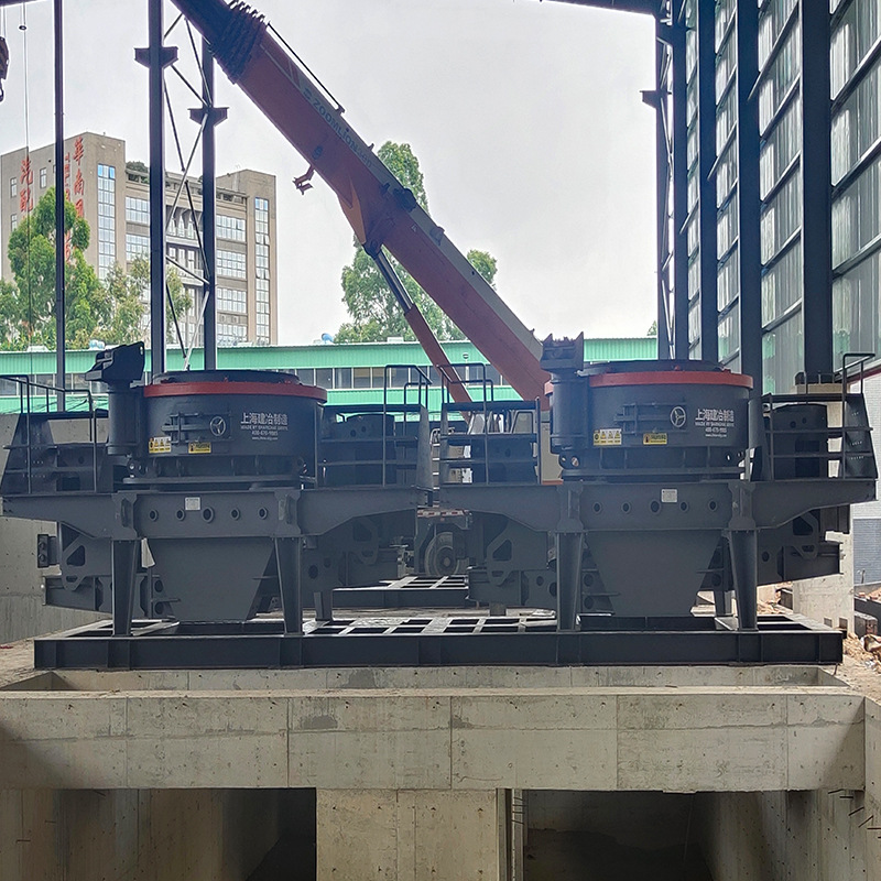 建冶立轴式破碎机PCL1250干粉砂石场石料电动中碎机 冲击式制砂机