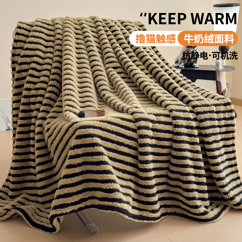 Cordero invierno grueso mantas de cachemira de leche de lana de coral invierno mantas de cama de invierno mantas de siesta de oficina