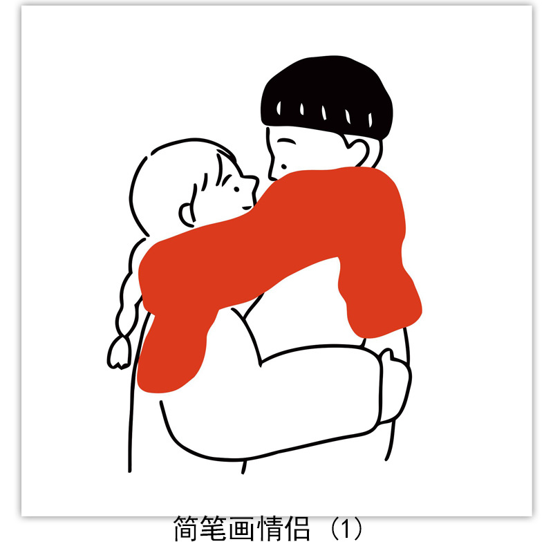 Nórdico ins estilo línea perro blanco y negro pintura decorativa dormitorio cabecera mural habitación de los niños colgando pintura decoración de escritorio núcleo