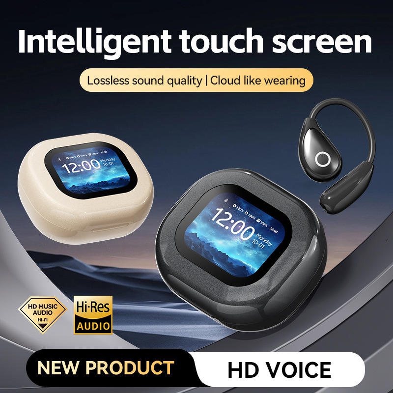 2025 新しい AI 翻訳 Bluetooth ヘッドセットワイヤレス超長バッテリー寿命タッチスクリーン Bluetooth ヘッドセット非インイヤープライベートモデル|undefined