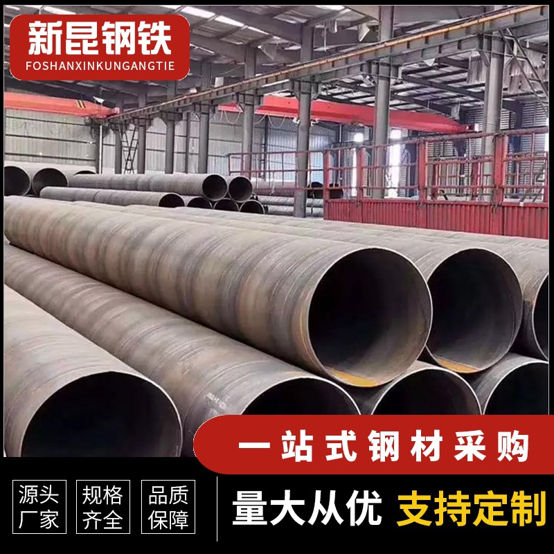 珠三角广东缠丝滤水管325*5圆孔降水井管地下井用螺旋井壁管
